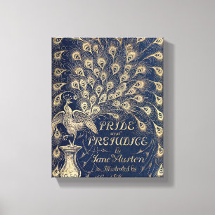 Pride & Prejudice Antique Cover Canvas Print Leinwanddruck