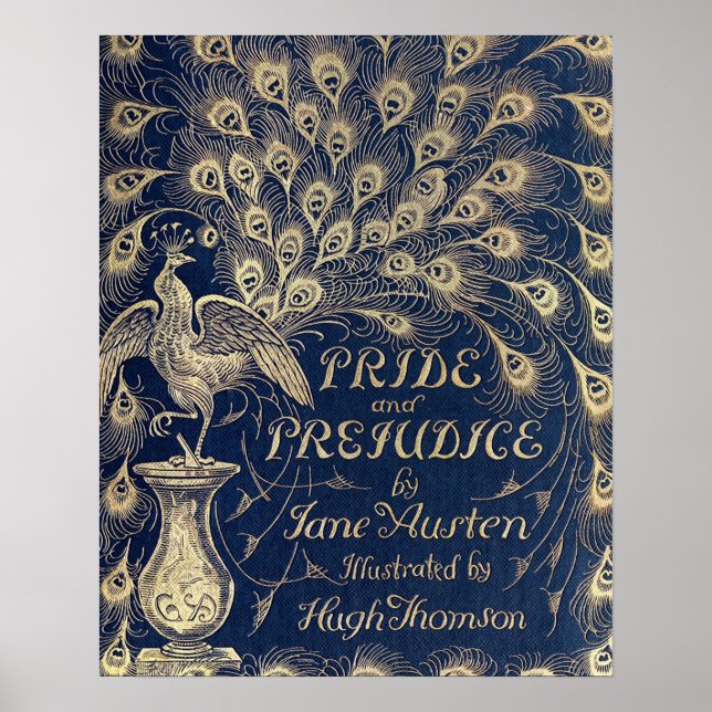 Pride & Prejudice Antique Cover Poster 16" x 20" (Vorne)