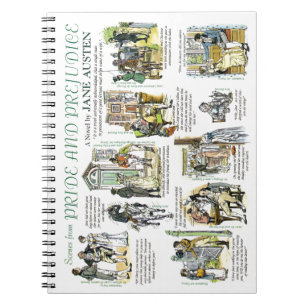 Pride & Prejudice-Notebook Notizblock