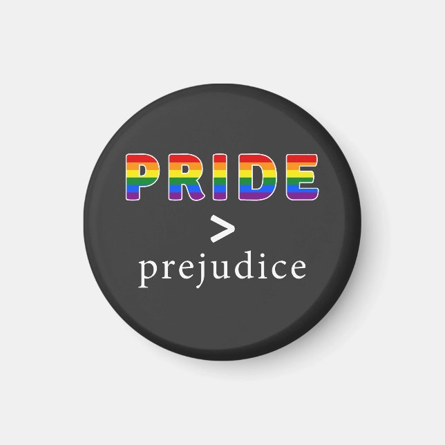 Pride & Prejudice Pride shirt Magnet (Vorne)