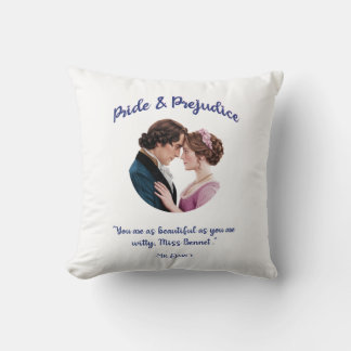 Pride & Prejudice Throw Kissen