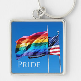 "Pride" Premium-Schlüsselanhänger (rosa) Schlüsselanhänger