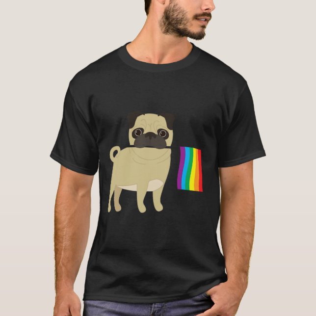 Pride Pug 353 T-Shirt (Vorderseite)