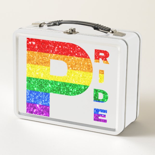 "PRIDE" RAINBOW #3 METALL BROTDOSE (Vorderseite)