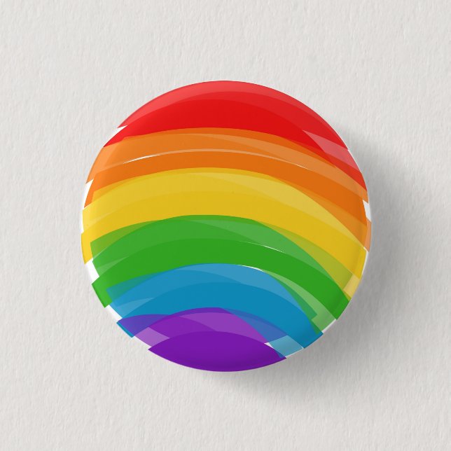 Pride Rainbow Button (Vorderseite)