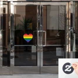Pride Rainbow Fensteraufkleber