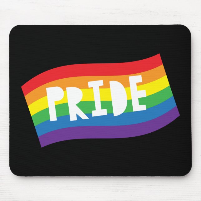 Pride Rainbow Flag Mousepad (Vorne)