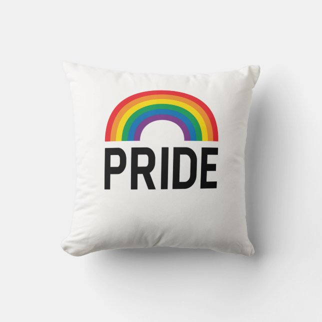 Pride Rainbow Kissen (Vorderseite)