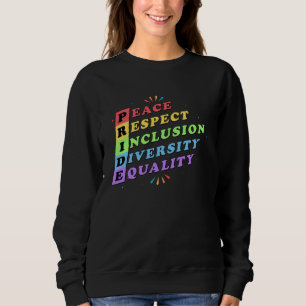 Pride Rainbow LGBTQ Colour - wagen Sie sich selbst Sweatshirt