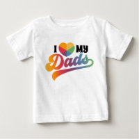 Pride Rainbow LGBTQ I Liebe Vaters T - Shirt