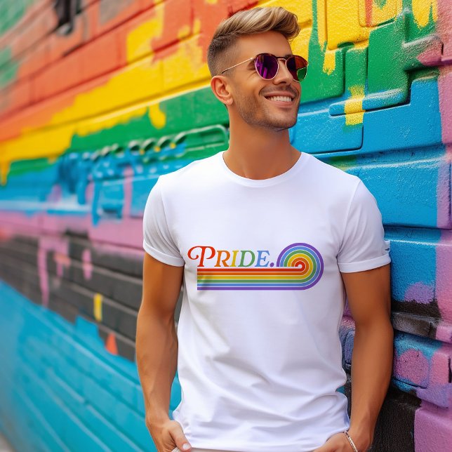 Pride Rainbow LGBTQ Men's Basic Dark T - Shirt (Von Creator hochgeladen)