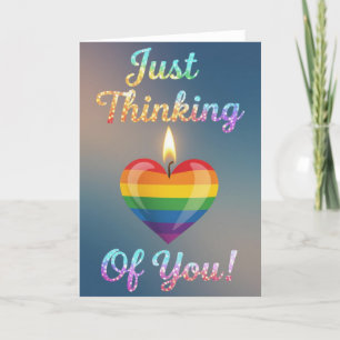 Pride Rainbow Liebe, LGBTQIA Feiertagskarte