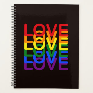 Pride Rainbow Liebe Planer
