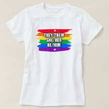 Pride Rainbow Liebe T - Shirt