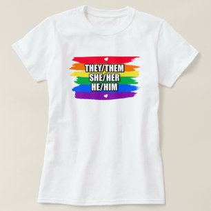 Pride Rainbow Liebe T - Shirt