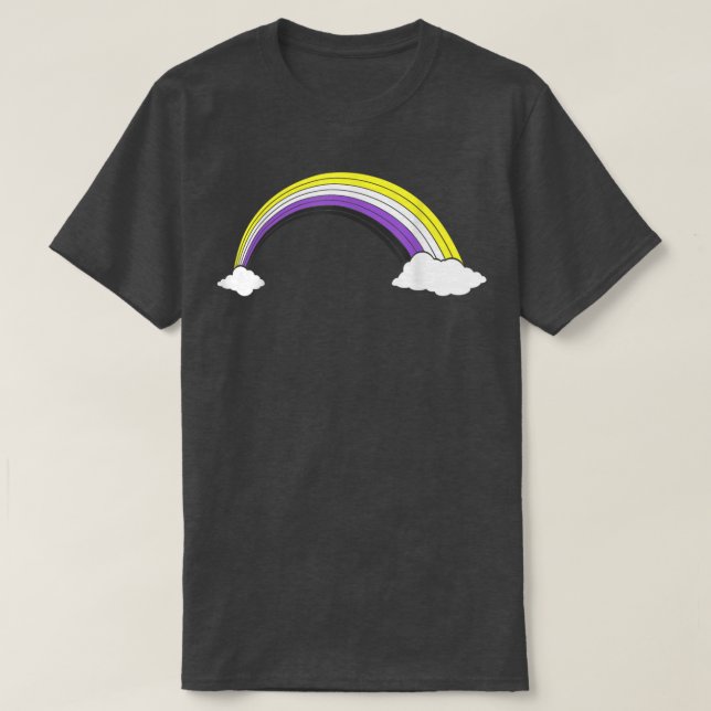 Pride Rainbow Non Binary Flag Pride Month LGBT Non T-Shirt (Design vorne)