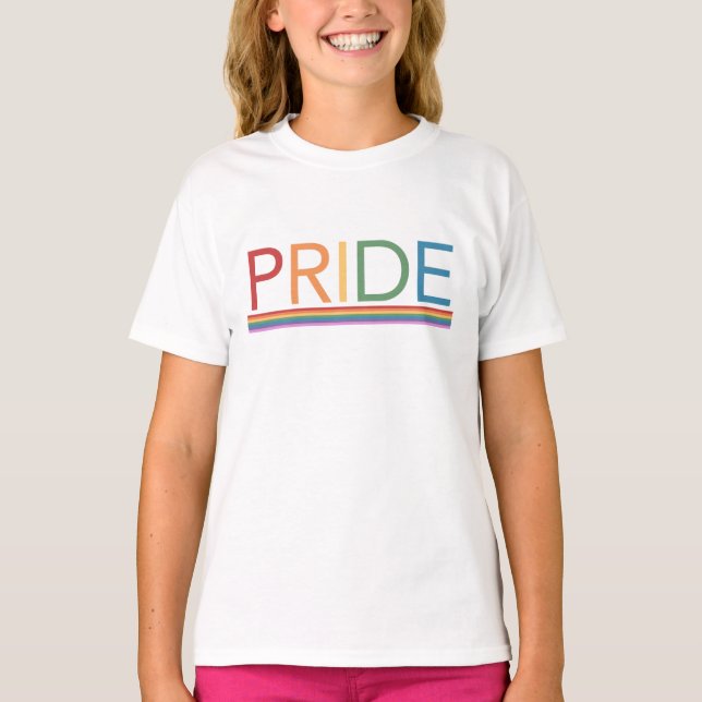 PRIDE Rainbow T - Shirt (Vorderseite)