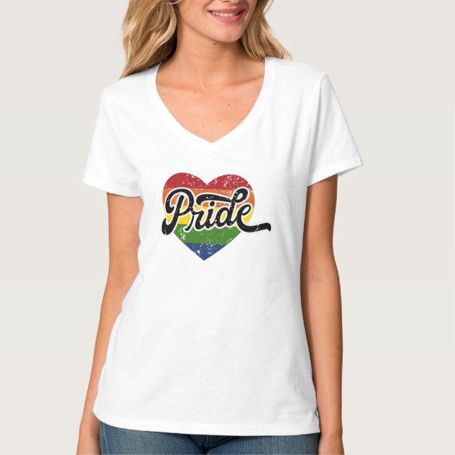 Pride Rainbow T-Shirt (Vorderseite)