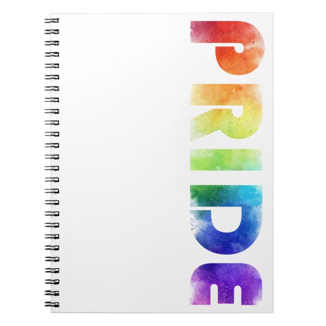 Pride Rainbow Theme Notizblock (Vorderseite)
