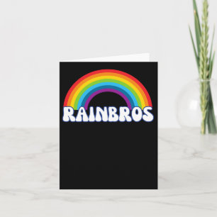 Pride Rainbros Sticker Karte
