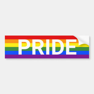 PRIDE-Regenbogen-Streifen LGBT-Flagge Autoaufkleber