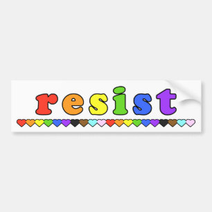 Pride Resist Bumper Autoaufkleber
