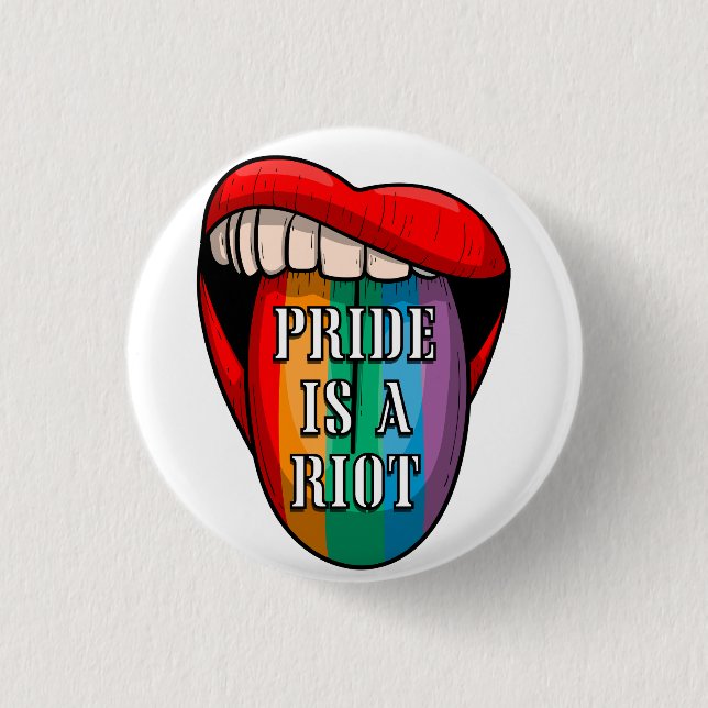 PRIDE Riot Button (Vorderseite)