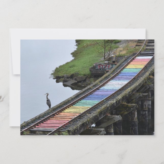 Pride-Schienen Einladung (Vorderseite)