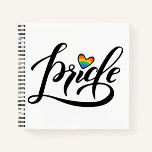 Pride Script Heart Notizbuch