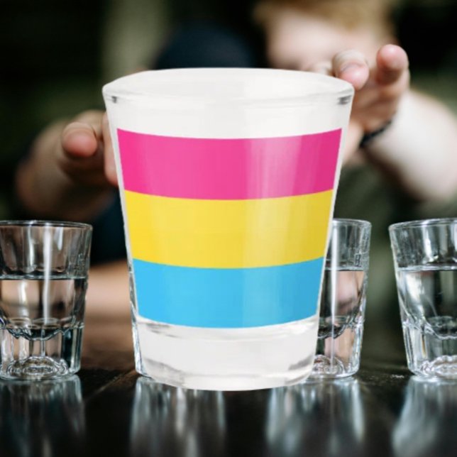 Pride Shot of Pansexuality Schnapsglas (Von Creator hochgeladen)