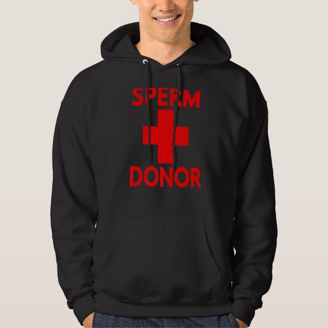Pride Sperm Spender Dispenser Halloween Kostüm Män Hoodie (Vorderseite)