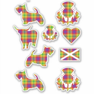 Pride Tartan Aufkleber
