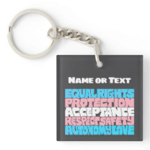 PRIDE Trans-Flag LGBT personalisierter Name oder T
