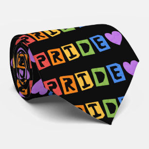 Pride Typography Neck Tie Krawatte