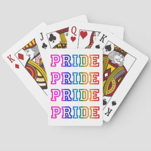 PRIDE UNI SCHRIFTART SPIELKARTEN