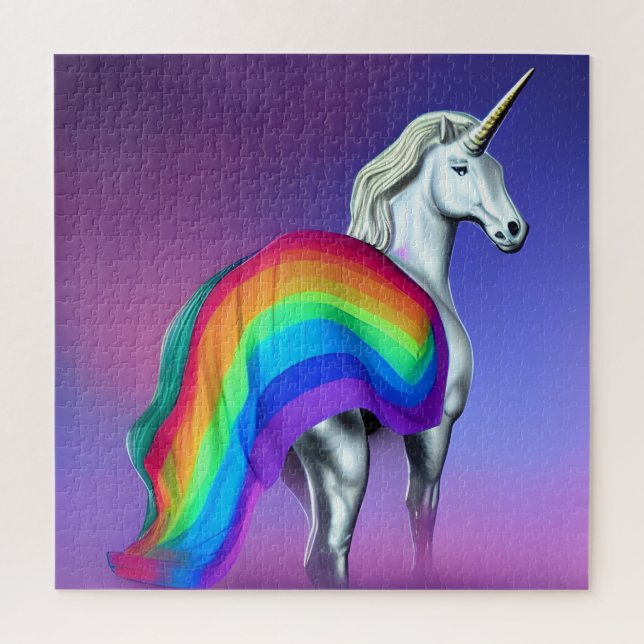 Pride Unicorn Puzzle (Vertikal)