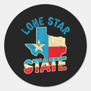 Pride Usa Patriot Lone Star Staat Texas Independen Runder Aufkleber