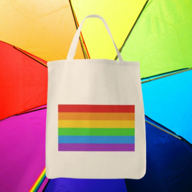 PrideBasket: Rainbow Pride Lebensmittelgeschäft Tragetasche (Von Creator hochgeladen)