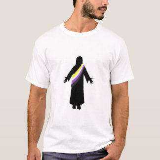 PrideJesus NonbinaryFlag T-Shirt