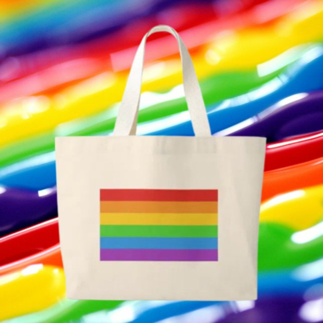 PrideMega: Jumbo Regenbogen-Pride Stoffbeutel (Von Creator hochgeladen)