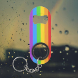 PridePop: Rainbow Pride Stainless Steel Mini Flaschenöffner