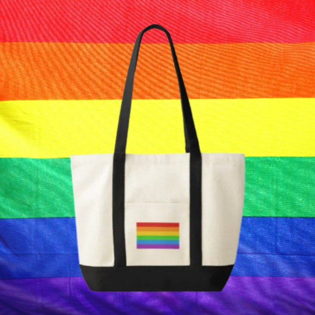 PridePulse: Regenbogen-Stolz-Impuls Tragetasche (Von Creator hochgeladen)