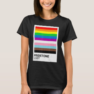Pridetone Colors Gay Liebe Lgbt Ästhetik T-Shirt