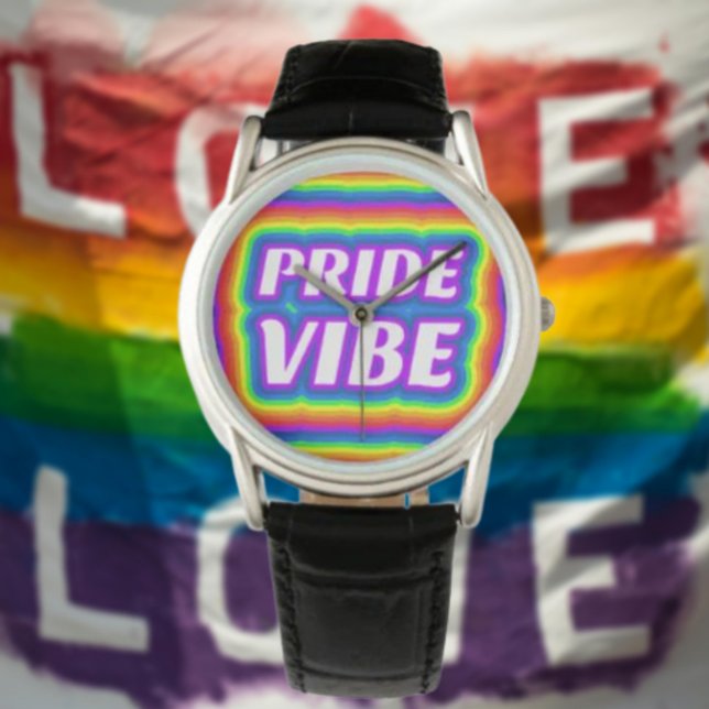 PrideVibe Rainbow Watch Armbanduhr (Von Creator hochgeladen)