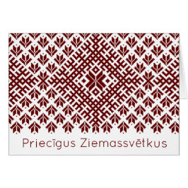 Priecigus Ziemassvetkus Traditionelles lettisches 