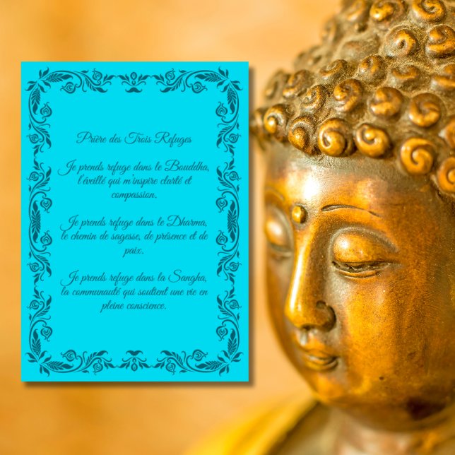 Prière Refuges Trois Joyaux – Version Adulte Poster (Von Creator hochgeladen)