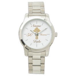 Priest Golden Jubilee 50. Personalisierte Uhr