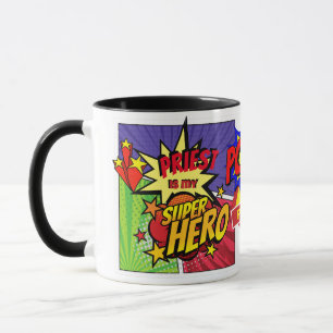 PRIEST ist mein Personalisiertes COMIC HERO Tasse