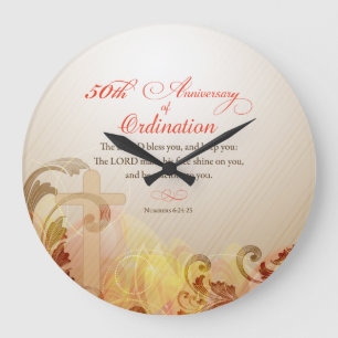 Priester, 50. Jahrestag des Klassifikations-Segens Große Wanduhr