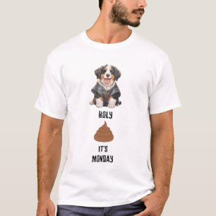 Priester Berner Berg Hund Heilig Kack Es ist Monta T-Shirt